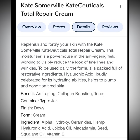 Rich power cream Kate Somerville ceuticals - Picture 7 of 9